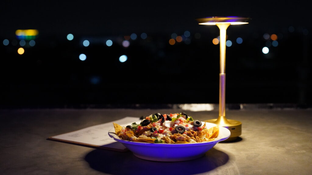 nachos rooftop food menu dining in soi siam country club thailand