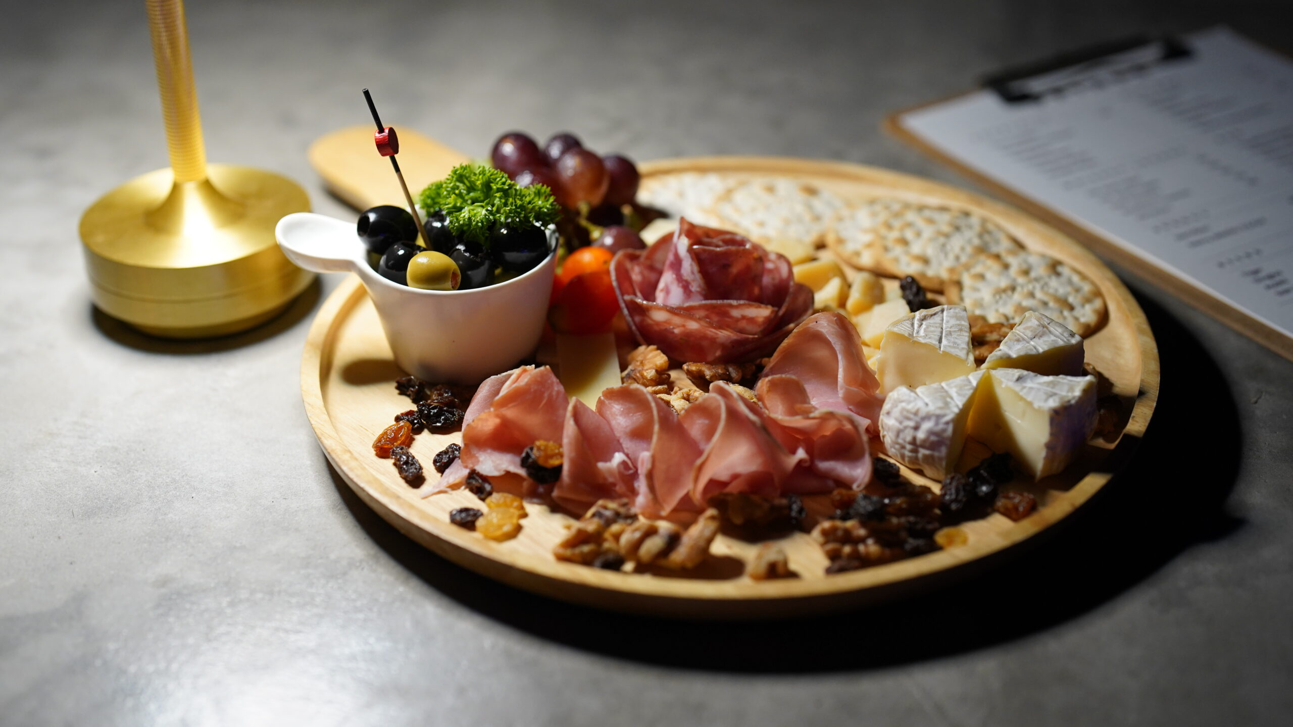 cheese meet sharing platter rooftop dining Pattaya